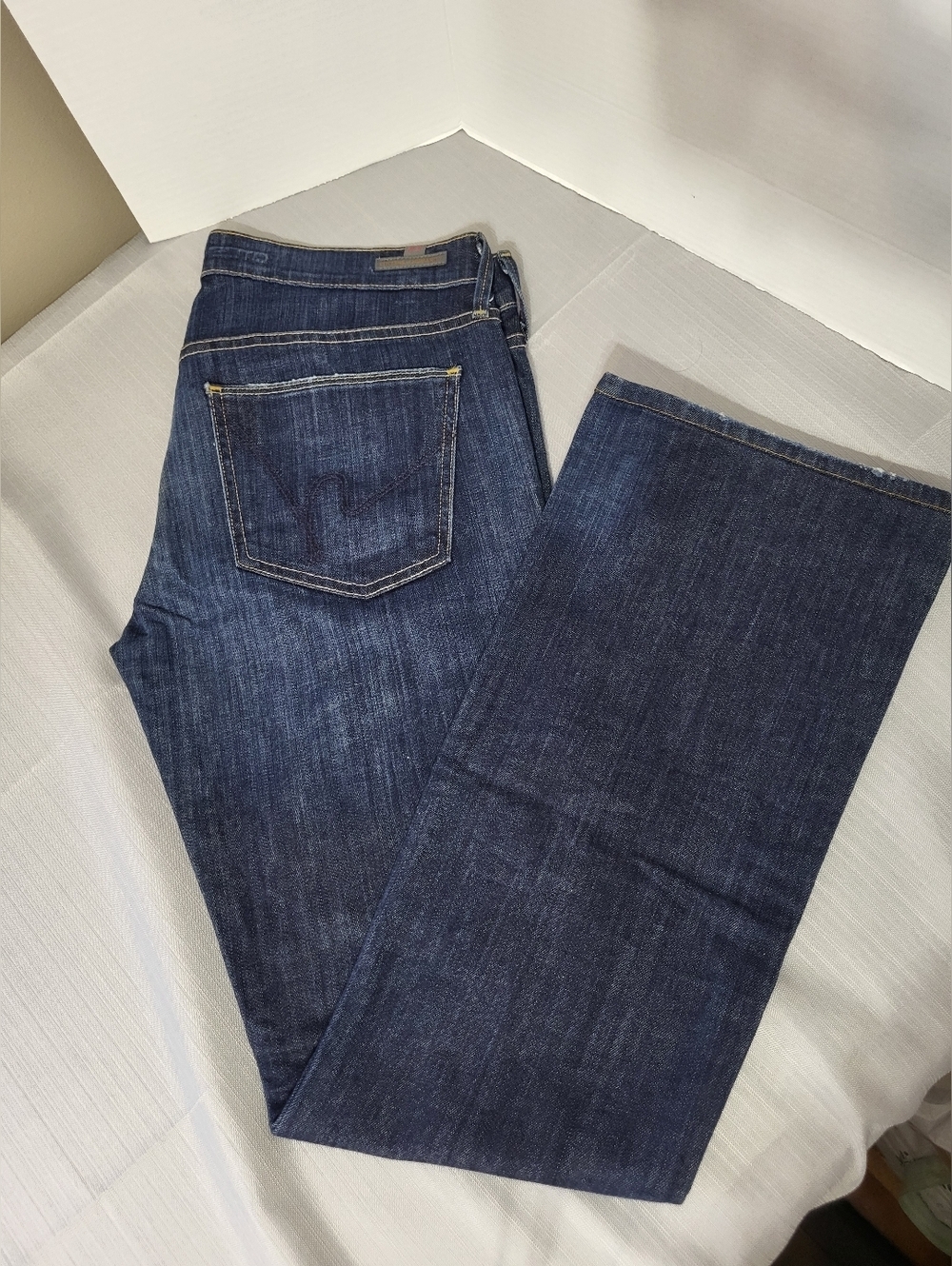 Citizens Of Humanity Dark Denim Jeans Dita Petite Bootcut, Size 30